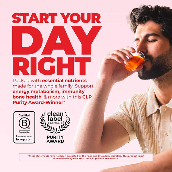 Multivitamin for Women, Men & Kids by Maryruth'S | Liquid Morning Multivitamin | Mens, Womens Vitamins | Vitamin a C D E B6 B12 Biotin Zinc |