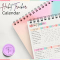Habit Tracker Calendar â Daily, Weekly & Monthly Habit & Goal Tracker, Wire-Bound Planner with Colorful Design, Premium 250Gsm Paper | A5 Rainbow