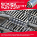 Heavy Duty Conveyor Rollers - Galvanized Steel Gravity Roller, 36" Between Frame 1.5" Diameter - Ideal for Assembly Areas & Distribution- Kayak,