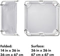 OXO Good Grips Folding Sweater Dryer, White, 26" sq. x 4-1/2" h