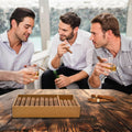 Mantello Cigars Spanish Cedar Cigar Tray - Adjustable Divider, Fits Large Humidors, for Humidor or Walk-in Closet 12.5" x 7.5"x 2.25"