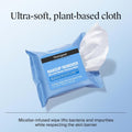 Neutrogena Makeup Remover Wipes, Daily Facial Cleanser Towelettes, Gently Cleanse and Remove Oil & Makeup, Alcohol-Free Makeup Wipes, 2 X 25 Ct