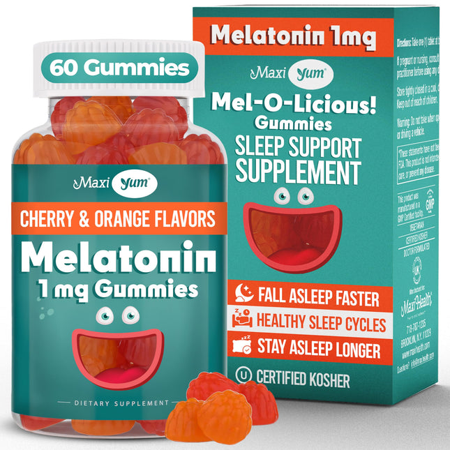 Chewable Sleep Aid Tablets - Natural Supplement for Children and Adults - Helps 