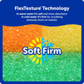 Scrub Daddy Scratch-Free Multipurpose Kitchen Sponges - Bulk Dish Sponges for Kitchen, Bathroom, Household Cleaning & More - Made with Bpa-Free