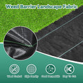Domusensus Garzoon 3ftx100ft Landscape Fabric, Weed Barrier Fabric Heavy Duty 3.2oz, Woven Geotextile Weed Blocker Landscaping Fabric, Garden
