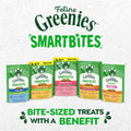 Greenies Feline Smartbites Healthy Indoor Cat Treats, Chicken, 2.1 oz | Veterinarian-recommended, Fiberblend Formula, supports digestion, under 2