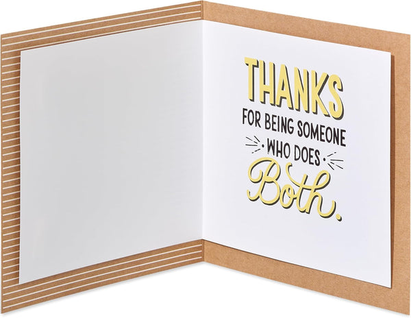 American Greetings Thank You Card (Day Better) 6.25 inches x 6.25 inches