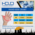 HANDLANDY Mens Work Gloves Touch screen, Utility Mechanic Gloves, Flexible Breathable Fit- Padded Knuckles & Palm X-Large Black