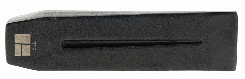 Hooyman Splitting Wedge 5 Pound Log Splitter Tool with Heavy Duty Construction, and Durable High Strength Steel for Tree Felling, Wood Chopping,