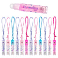12pc Fruit Flavored Lip Gloss Necklace Set - Non-Toxic Wearable Lip Gloss | Fun Party Favors for Teen Girls & Kids. Lip Gloss Necklace Gift Set