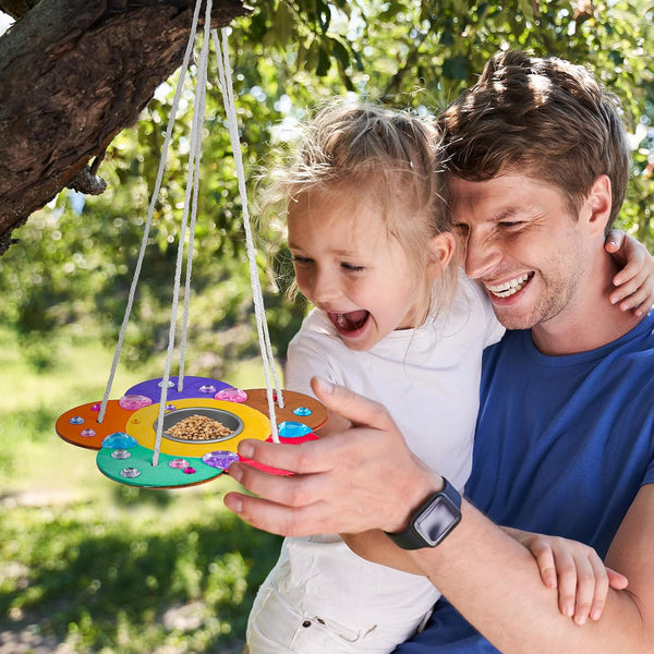 DIY Wooden Bird Feeders Craft Kits, Arts & Craft Outdoor Toys for Kids 4-12 DIY Bird Feeders