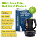 The Natural Posture Posture Corrector for Men and Women - Lumbar Back Brace and Shoulder Straightener - Helps Provide Lower Back Support and