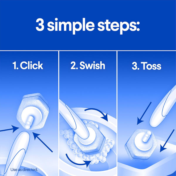 Clorox ToiletWand Toilet Bowl Cleaner- Toilet Brush, Storage Caddy and 16 Disinfecting Refill Heads 16 Count (Pack of 1)