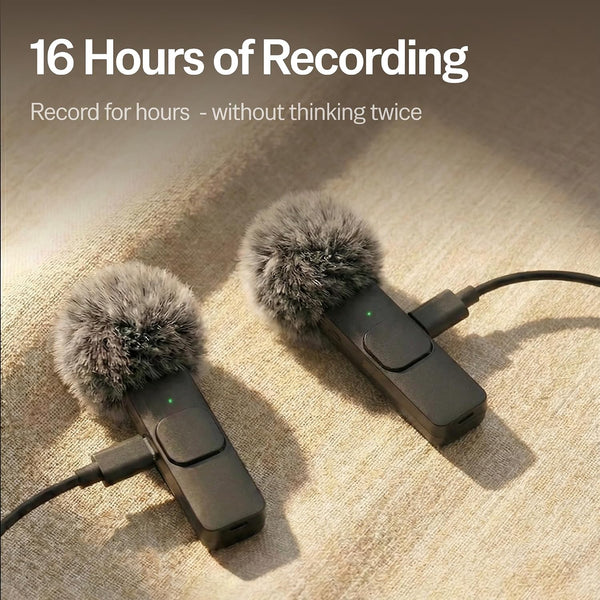 Mini Mic Pro (Latest Model – Microphone for iPhone & Android, Wireless Mini Microphone, Clear Voice, Noise Cancelling, Lavalier Mic for TikTok,