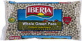 Iberia Whole Green Peas, 12 Oz 12 Ounce (Pack of 1) Whole Green Peas