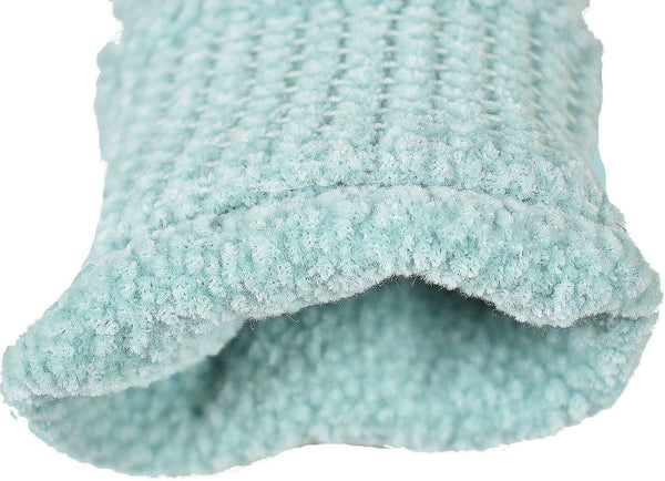 C.C Winter Warm Eco-Friendly Knit Chenille Touchscreen Texting Gloves Mint