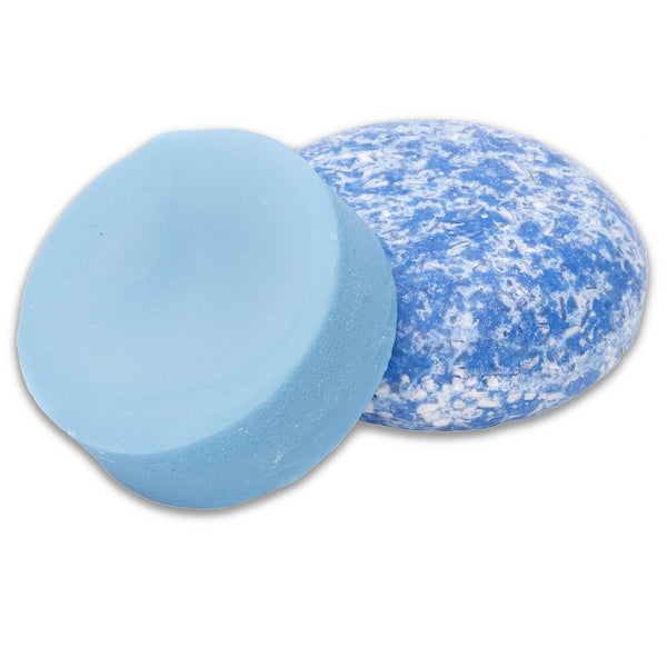 Redeem Soap Company Blue Musk Shampoo Bar and Conditioner Bar, Made in the USA, 3 Oz Shampoo Bar, 1 Oz Conditioner Bar, Zero Waste, No Plastic,