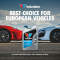 Valvoline European Vehicle Full Synthetic SAE 5W-40 Motor Oil 5 QT, Case of 3 European Vehicle 5 QT, Pack of 3 5W-40