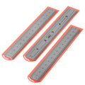 Mr. Pen- Machinist Ruler, 3 Pack, Metric, Precision, Stainless Steel, 6 Inch