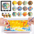Water Marbling Paint for Kids, Arts and Crafts for Girls Boys, Marbling Paint Art Kit Art Supplies for Kids, Non-Toxic Creative Arts Crafts Kits