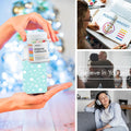 Positive Messages in a Bottle (60+ Positive Affirmations),Self Care Gifts for Women Men Stress Relief Get Well Soon,Self Care Kit Pre-Written