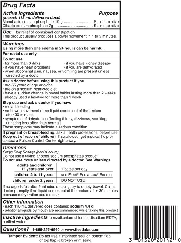 Fleet Adult Enema, 4.5 Fl Oz (Pack of 2) Enema 9 Fl Oz (Pack of 1)