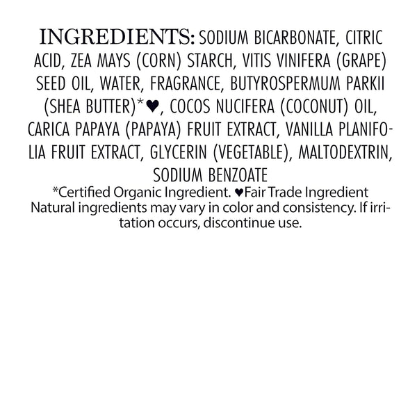 Nubian Heritage Bath Bombs Coconut and Papaya Renewing Bath and Body Products 1.6 Oz 6 Count