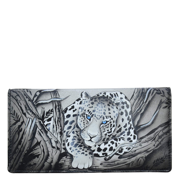 Anna by Anuschka Women's Hand-Painted Genuine Leather One Size African Leopard