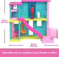 Barbie Mini BarbieLand Doll House Sets, Mini Dreamhouse with Surprise 1.5-inch Doll, Furniture & Accessories, Plus Elevator & Pool