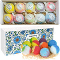 Bath Bombs Gift Set, 10 Organic Bubble Bombs, for ValentineÃ¢ÂÂS Day, Christmas