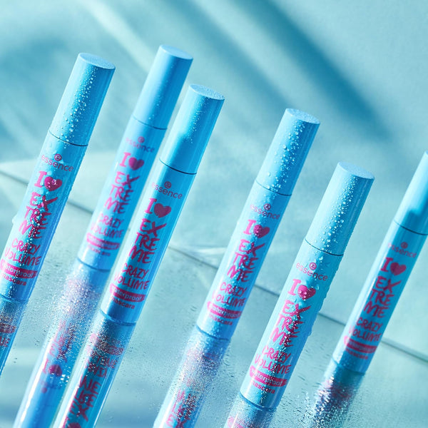 essence | I Love Extreme Crazy Volume Waterproof Mascara | Volumizing & Longlasting for Dramatic Lashes | Vegan & Cruelty Free | Free From