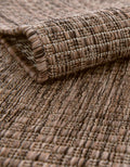 Unique Loom Outdoor Solid Collection Area Rug (3' 3" X 5' 3" Oval Light Brown/Ivory)