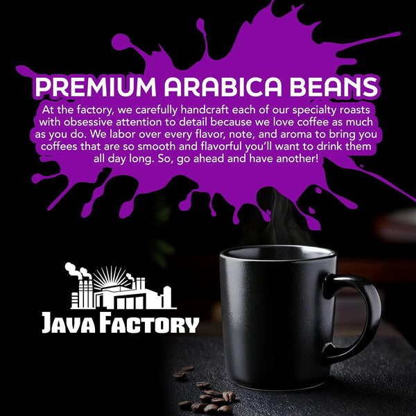 Java Factory Coffee Pods Vanilla Flavored Coffee Compatible with K Cup Brewers Including 2.0, Vanilla Dream, 80 Count Vanilla 80 Count (Pack of 1)