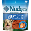 Blue Buffalo Nudges Chicken Jerky Bites Natural Dog Treats, Tender & Meaty Dog Snacks, Healthy Reward or Training Treat, Made in the USA with Real