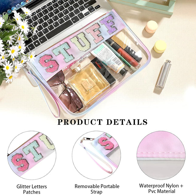 DYSHAYEN Clear Snacks Bag for Travel Multicoloured-Stuff