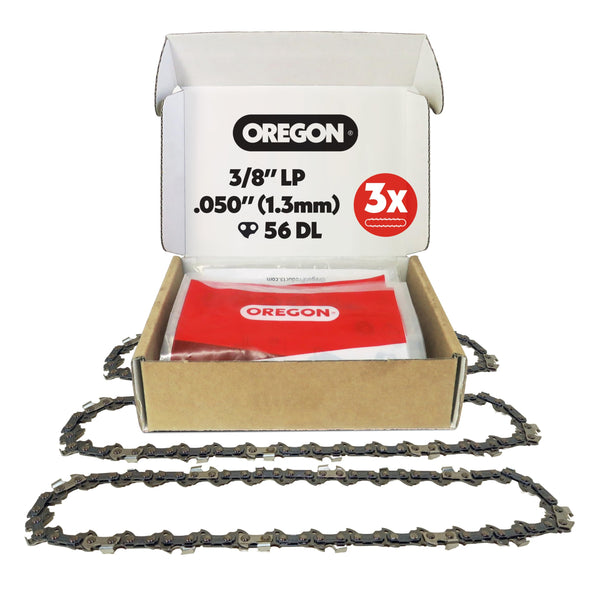 Oregon S56X3 3-Pack Advancecut Chainsaw Chains for 16-Inch Bar -56 Drive Links Ã¢ÂÂ Low-Kickback, Fits Husqvarna, Echo, Poulan, Wen and More