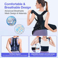 Posture Corrector for Women and Men, Full Back Brace Support, FSA&HSA Eligible, Adjustable Shoulder Straightener for Improving Back Posture,