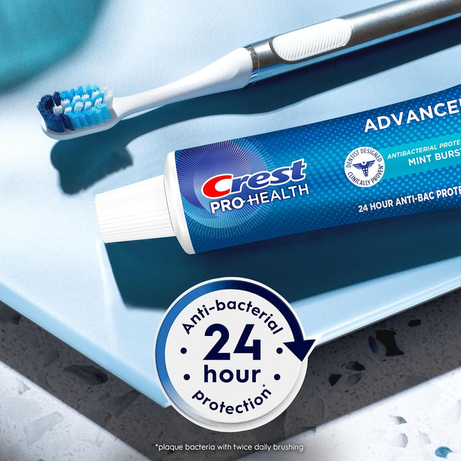 Crest Pro-Health Advanced Antibacterial Protection Toothpaste - Pack of 4, 5 Oz 