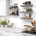 Sorbus Floating Shelves for Wall – 16 Inch Floating Shelf for Kitchen, Bedroom, Living Room, Bathroom, Home & Wall Decor - Mounted Bathroom