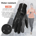 OZERO Winter Gloves for Women - Touchscreen Anti-Slip Palm Windproof Thermal Cycling Glove for Texting Hiking Driving Running