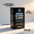 Retainer Cleaner Tablets, Denture Cleaner, Mint, 4 Month Supply by M3 120 Count (Pack of 1)