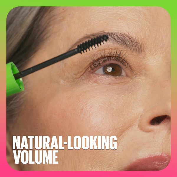 Maybelline Great Lash Curved Brush Washable Mascara, Volumizing, Lengthening and Curling Mascara, Blackest Black, 1 Count