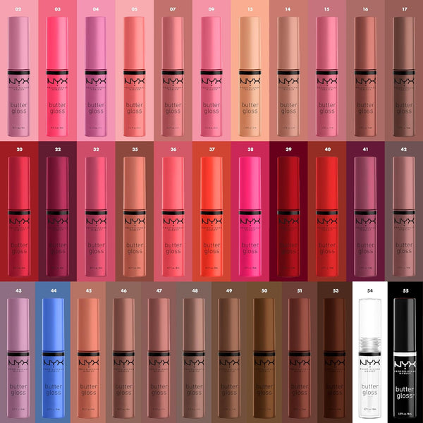 NYX PROFESSIONAL MAKEUP Butter Gloss, Non-Sticky Lip Gloss - Fortune Cookie (True Nude) 13 Fortune Cookie 0.27 Fl Oz (Pack of 1)