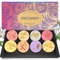 SWCANDY Shower Steamers Aromatherapy 8 Pack, Gifts for Mom Home Spa Floral Yellow