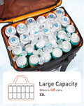 TOURIT Cooler Bag 48/60 Cans Insulated Soft Cooler Large Collapsible Cooler Bag 32/40L Lunch Coolers for Picnic, Beach, Work, Trip
