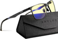 ANYLUV Blue Light Glasses Men/Women, Al-Mg Metal Computer Blue Light Blocking Glasses, Relieve Eyestrain and Eye Protection