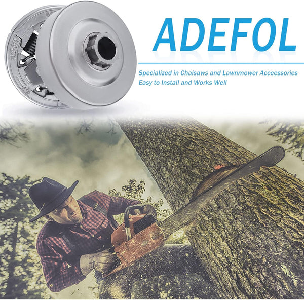 Adefol 3/8"-7T Clutch Drum Sprocket Rim Kit for Stihl MS361 MS440 MS461 MS460 044 046 Chainsaw, MS 440 Clutch Drum Kit with Worm Gear Needle