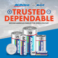 ACDelco 24-Count Double AA Batteries, Maximum Power Super Alkaline Battery for Home and Office, 10-Year Shelf Life, Reclosable Packaging AA - 24 Count