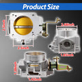 1724 62mm Throttle Body for High Flow Power Plus Series, Replacement for BBK Compatible With 1991-2003 Jeep 4.0L and 1998-2001 Cherokee 4.0L