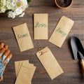 Juvale Money Envelopes for Cash - 100 Pack #7 Small Brown 3.5 x 6.5 in - Sturdy 130 GSM Paper & Secure Gum Adhesive Closure - For Cash Envelopes